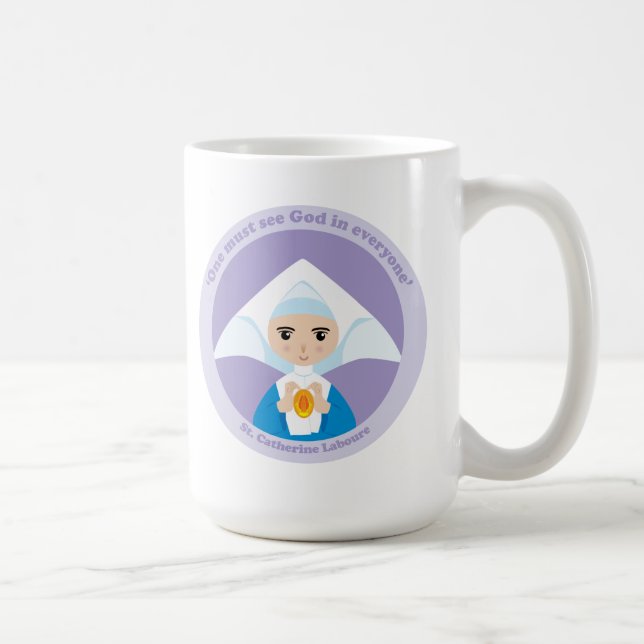 St. Catherine Laboure Kaffeetasse (Rechts)