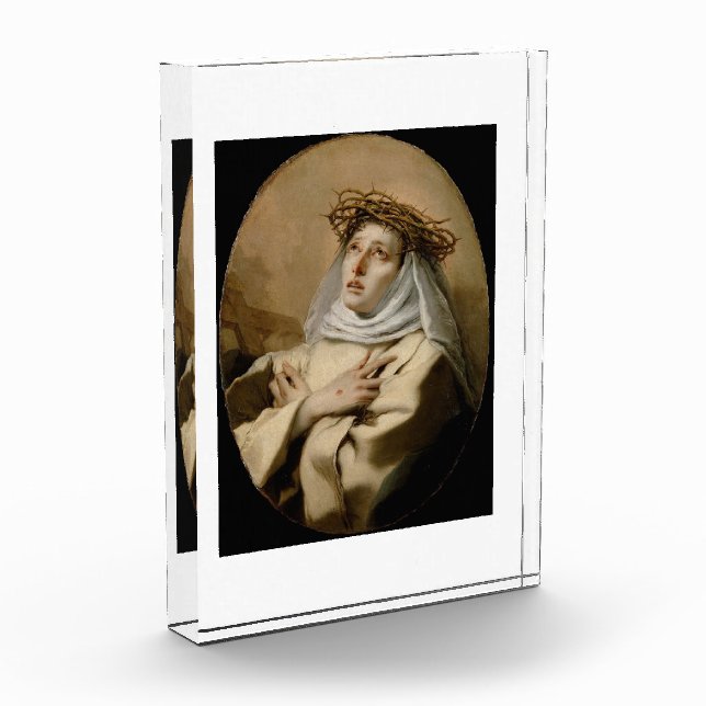 St. Catherine of Siena Hl. Katharina Siena Tiepolo Fotoblock (Links)