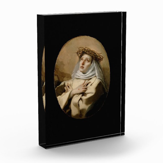 St. Catherine of Siena Hl. Katharina Siena Tiepolo Fotoblock (Links)