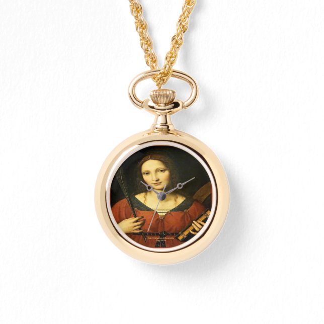 St. Catherine von Alexandria Armbanduhr (Vorderseite)