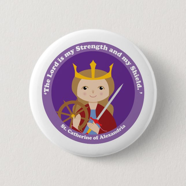 St. Catherine von Alexandria Button (Vorderseite)