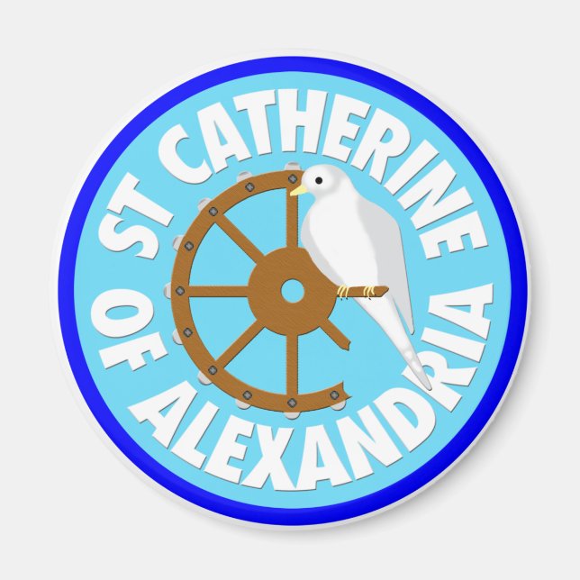 St. Catherine von Alexandria Magnet (Vorne)