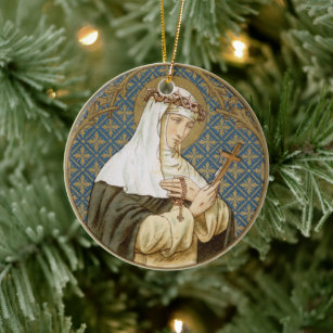 St. Catherine von Siena (19 BK) Keramik Ornament