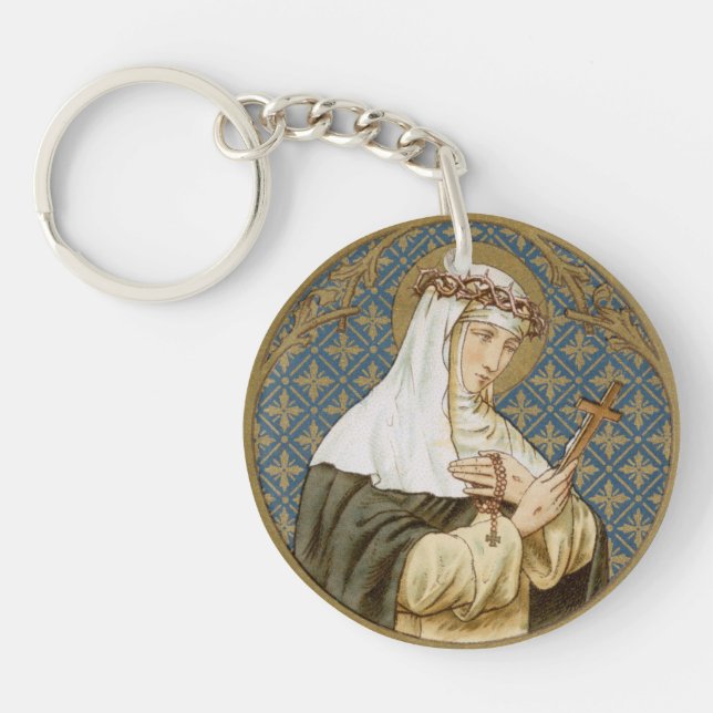 St. Catherine von Siena (19 BK) Schlüsselanhänger (Vorderseite)