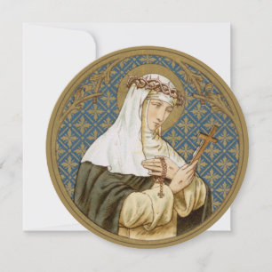 St. Catherine von Siena (BK 19) Blank Greeting Car