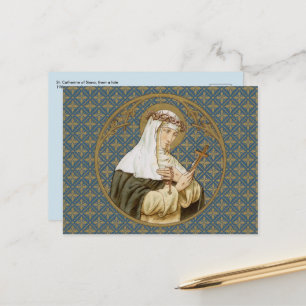 St. Catherine von Siena (BK 19) Postkarte