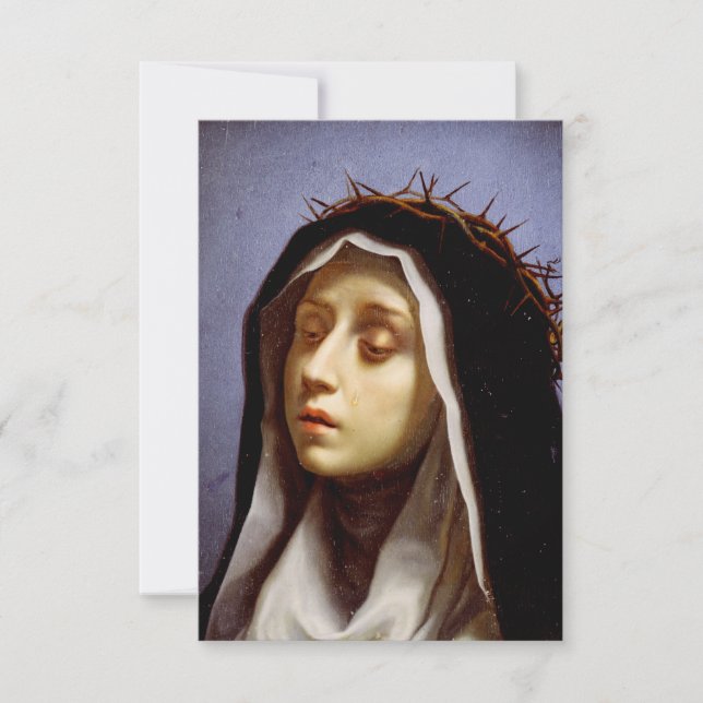 St. Catherine von Siena Einladung (Vorderseite)