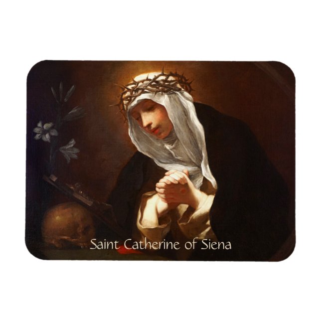 St. Catherine von Siena (Franceschini) Horizontal Magnet (Horizontal)