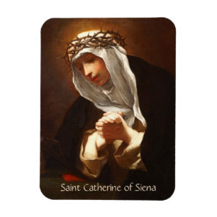 St. Catherine von Siena (Franceschini) Vertikal Magnet