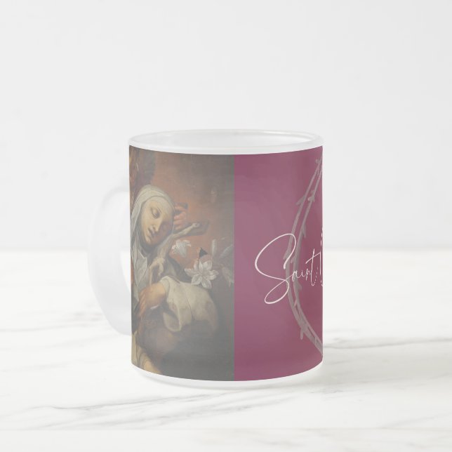 St. Catherine von Siena, katholische St. Tasse (Vorderseite Links)