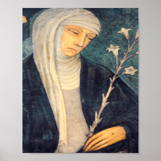 St. Catherine von Siena Poster (Vorne)