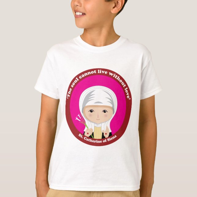 St. Catherine von Siena T-Shirt (Vorderseite)