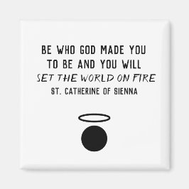 St. Catherine von Sienna Zitat Magnet