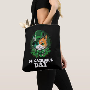 St Catricks Tag Katzenliebhaber St. Patrick's Day Tasche