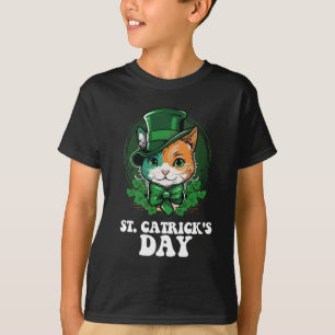 St Catricks Tag Katzenliebhaber St Patricks Tag T-Shirt