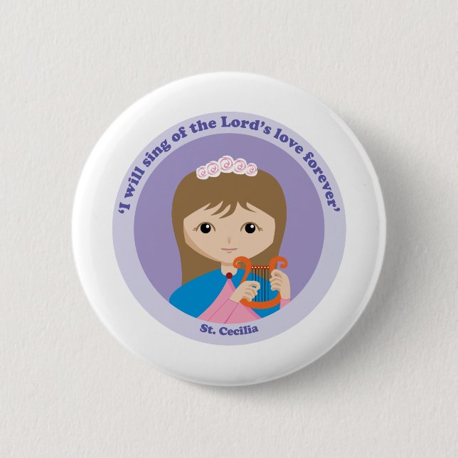 St. Cecilia Button (Vorderseite)