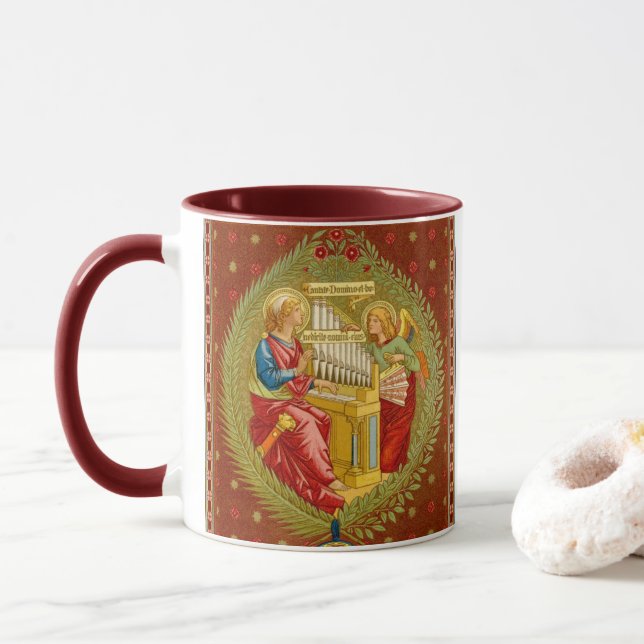 St. Cecilia de Rome (SNV 36) Café Mug 1 (Avec donut)