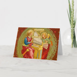 St. Cecilia de Rome (SNV 36) Carte de voeux vierge