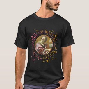 St Cecilia Gönnt Schutzheilige der Musiker Catholi T-Shirt