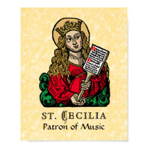 St. Cecilia mit Hymn Board (Nürnberg)