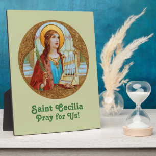 St. Cecilia von Rom (BK 003) 8"x10" Fotoplatte