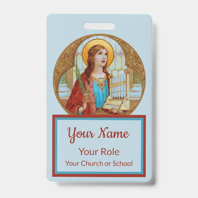 St. Cecilia von Rom (BK 003) Ausweis (Vorderseite)