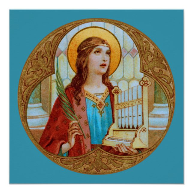 St. Cecilia von Rom (BK 003) Poster (Vorderseite)