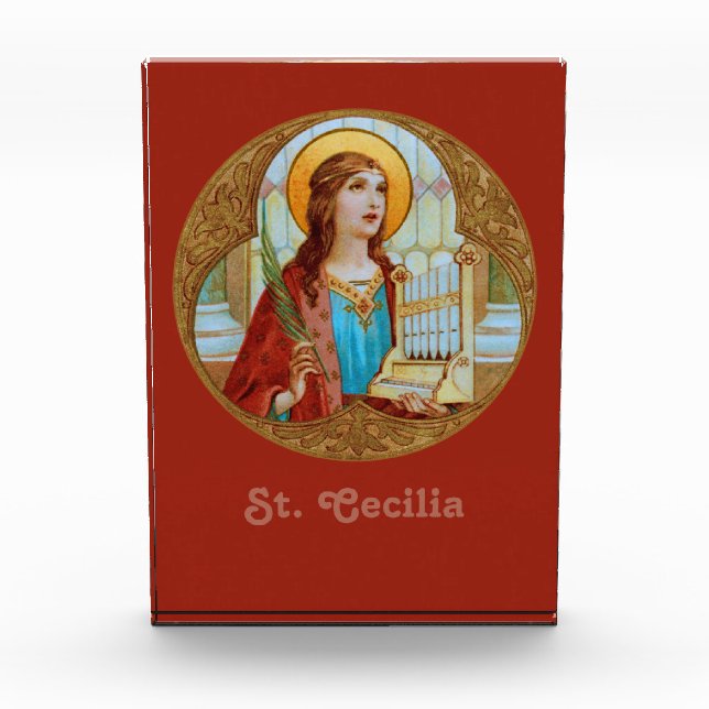 St. Cecilia von Rom (BK 003) Vertikal Fotoblock (Vorderseite)
