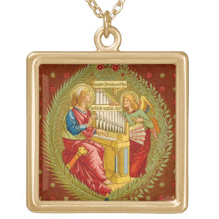 St. Cecilia von Rom (SNV 36) Vergoldete Kette