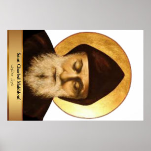 St. Charbel 91,44 cm x 60,91 cm Kirchenplakat Poster