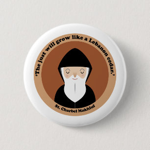 St. Charbel Makhluf Button
