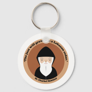 St. Charbel Makhluf Schlüsselanhänger