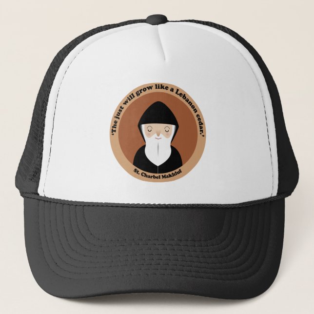 St. Charbel Makhluf Truckerkappe (Vorderseite)
