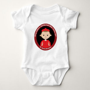 St. Charles Borromeo Baby Strampler