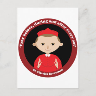 St. Charles Borromeo Postkarte