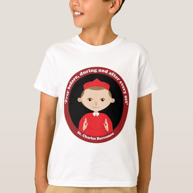 St. Charles Borromeo T-Shirt (Vorderseite)