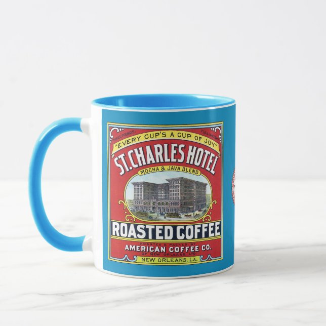 St Charles Hotel Roasted Kaffee Tasse (Links)