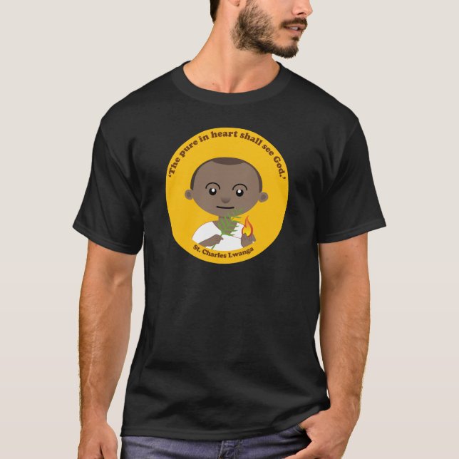 St. Charles Lwanga T-Shirt (Vorderseite)