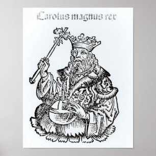 St. Charles von 'Liber Chronicarum' Poster