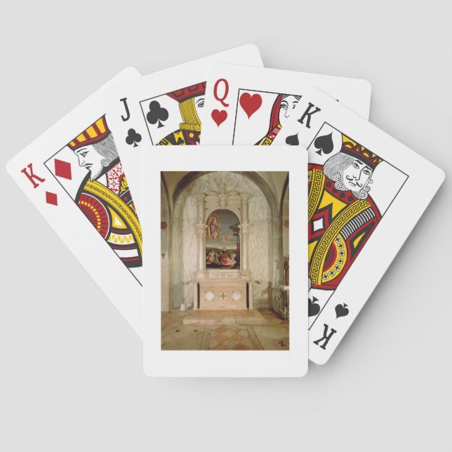 St. Christina Altarpiece Spielkarten (Rückseite)