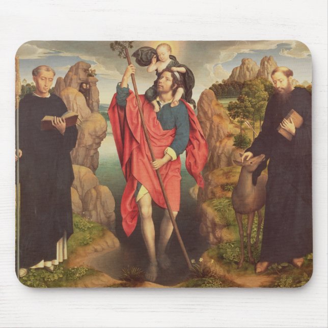 St Christopher, 1484 Mousepad (Vorne)