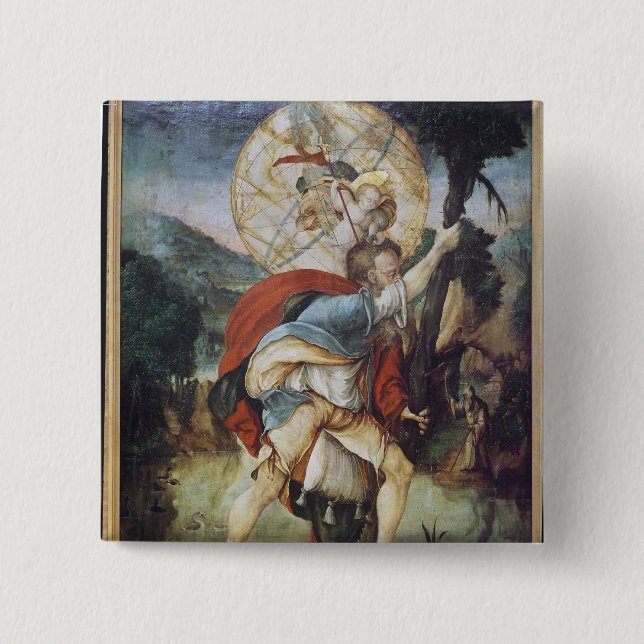St Christopher Button (Vorderseite)