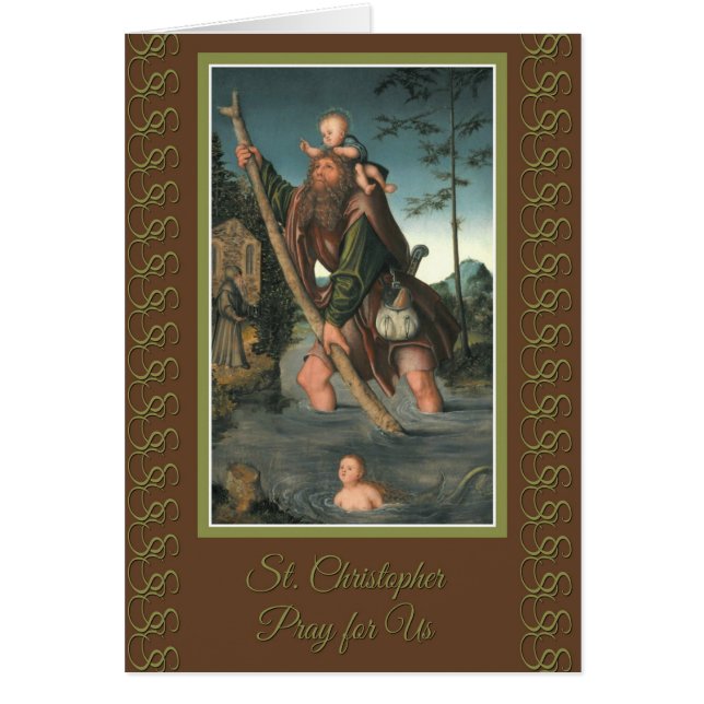 St Christopher & Christ Kindermotorist Patron (Vorne)