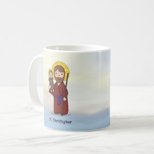 St. Christopher Festtag St. Christopher Kaffeetasse (Vorderseite Links)
