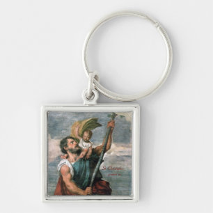 St Christopher. .keychain Schlüsselanhänger