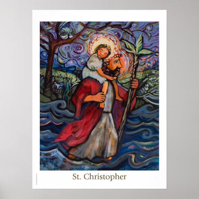 St. Christopher-Klassenzimmerposter Poster (Vorne)