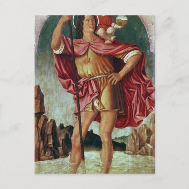 St. Christopher Postkarte (Vorderseite)