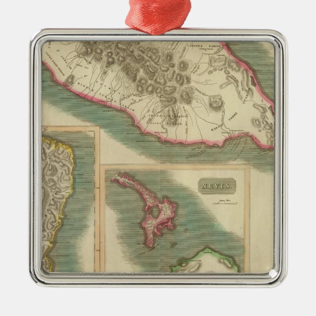 St. Christophers 2 Ornament Aus Metall (Vorne)