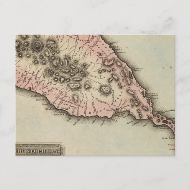 St Christophers Postkarte (Vorderseite)