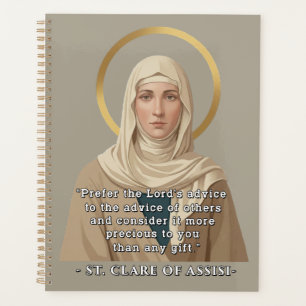 St. Clara von Assisi Folgt dem Rat des Herrn  Planer
